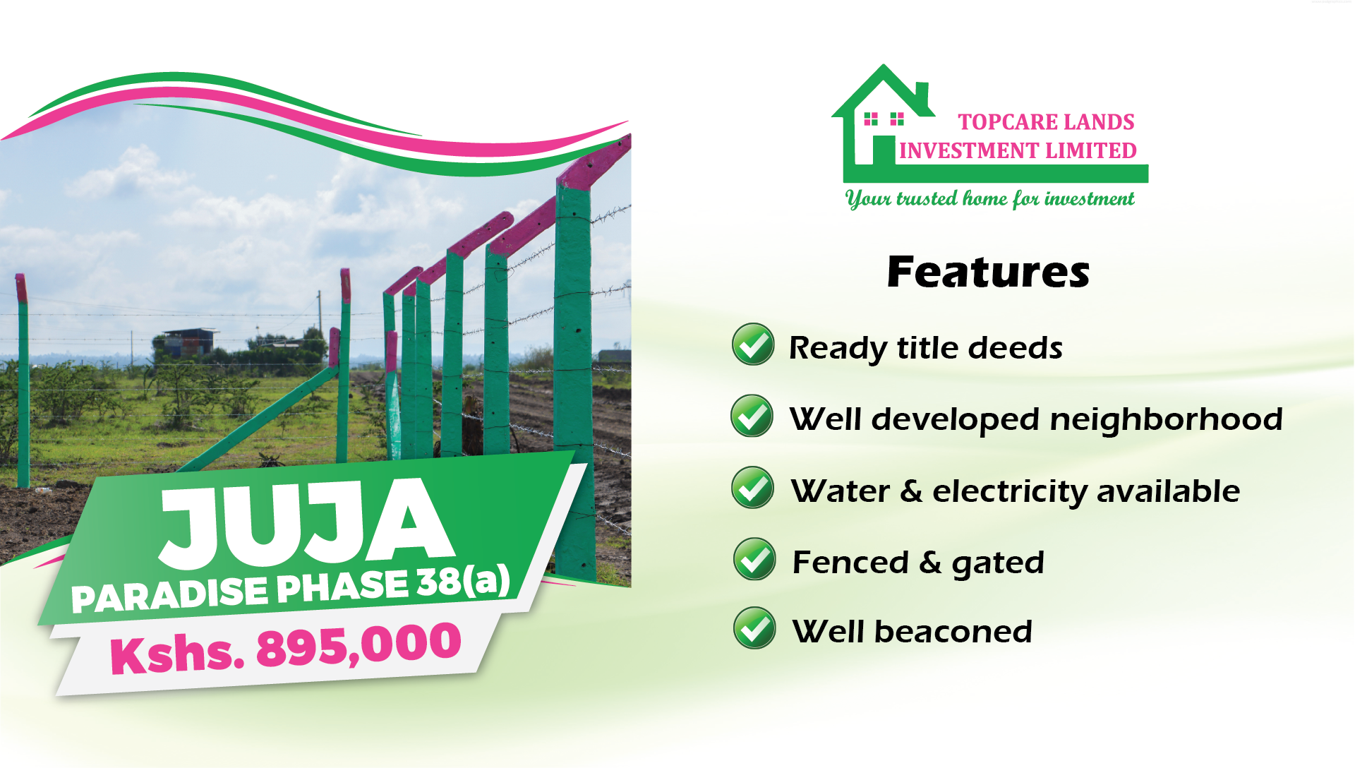 Juja Paradise Phase 38A – Plots For Sale