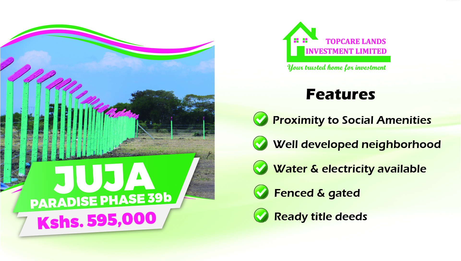 Juja Paradise Phase 39b – Plots For Sale
