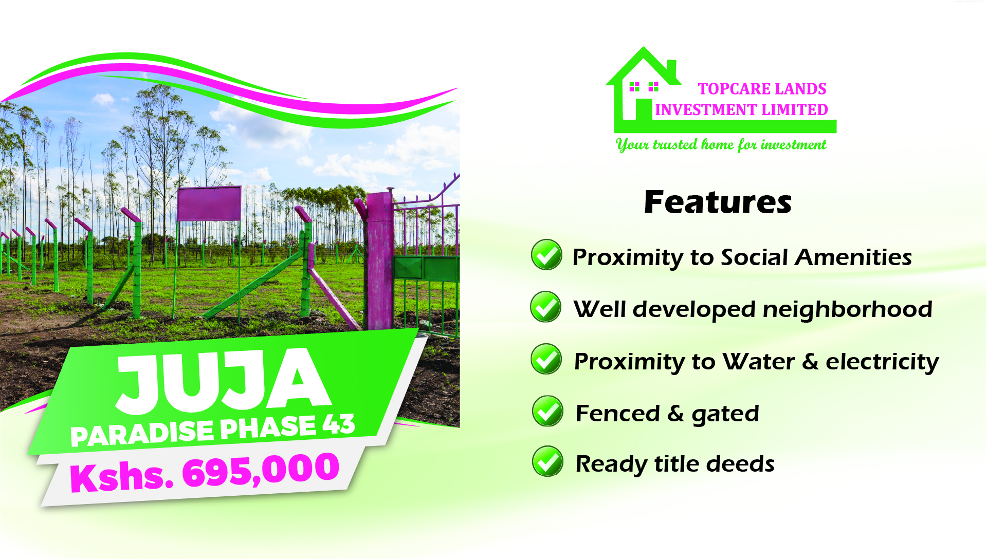 Juja Paradise Phase 43 – Plots for Sale